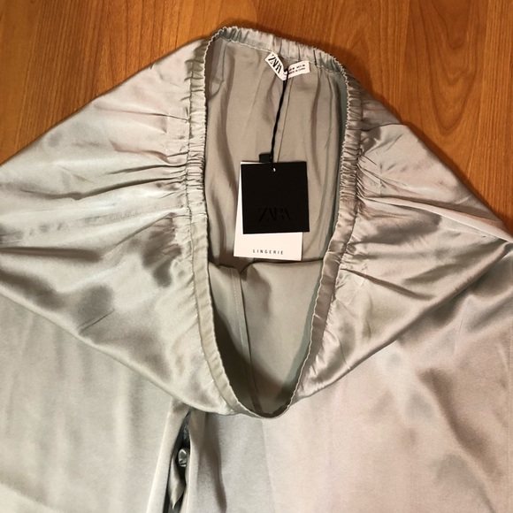 Mulberry Silk pants - light green - Picture 9 of 11